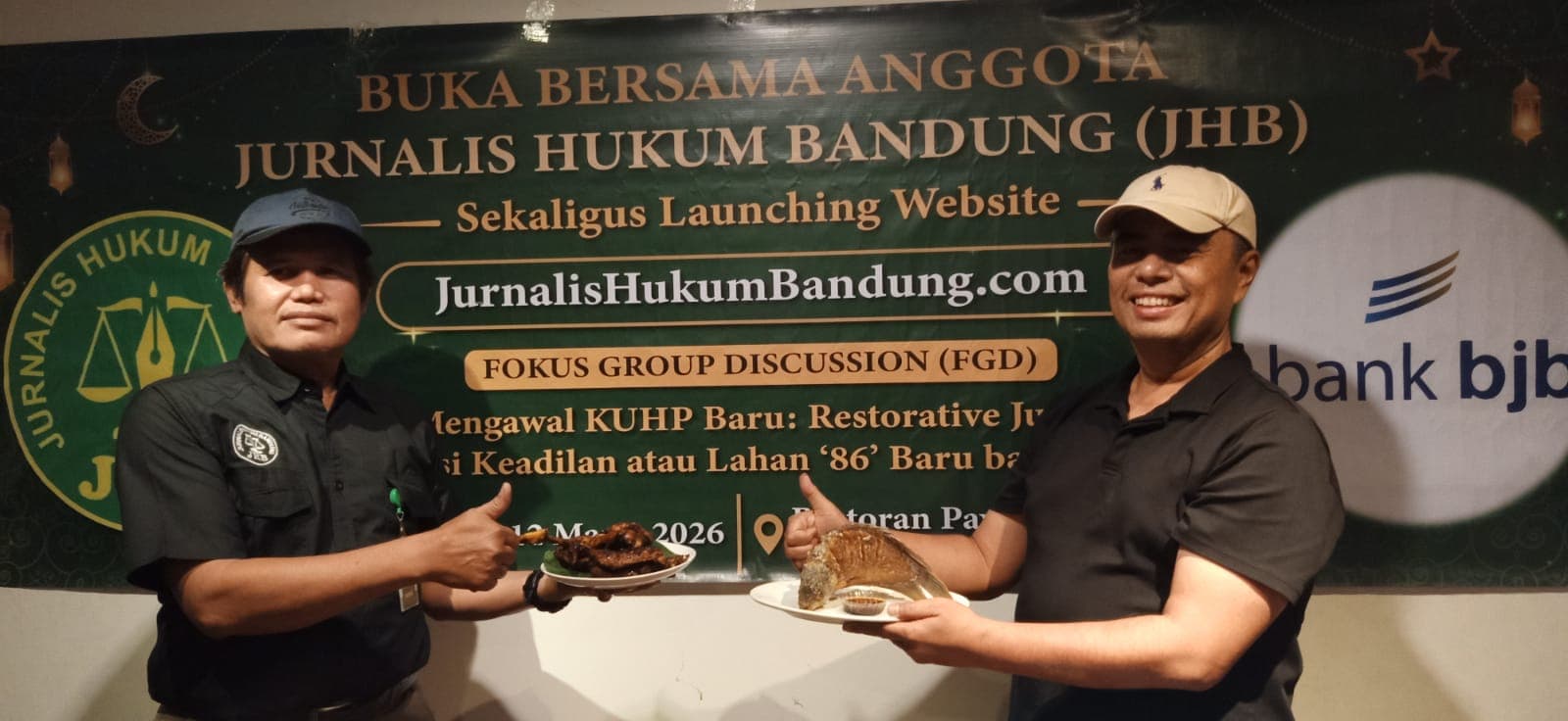 JHB Luncurkan Website Resmi Jurnalis Hukum Bandung